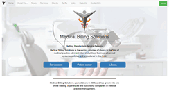 Desktop Screenshot of medicalbillingsolutions.co.za