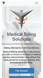 Mobile Screenshot of medicalbillingsolutions.co.za